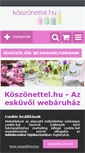 Mobile Screenshot of koszonettel.hu